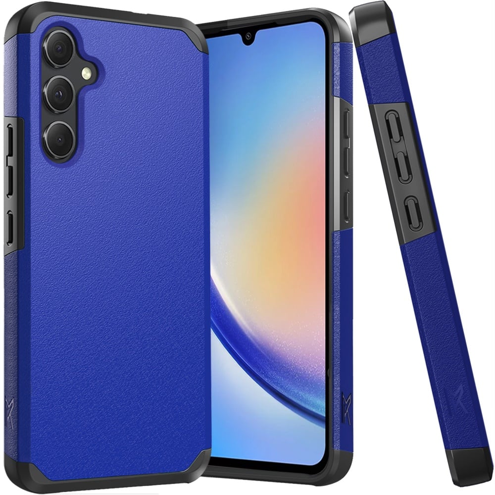 For Samsung A15 5G Tough Strong Hybrid (Magnet Mount Friendly) Case Cover - Classic Blue