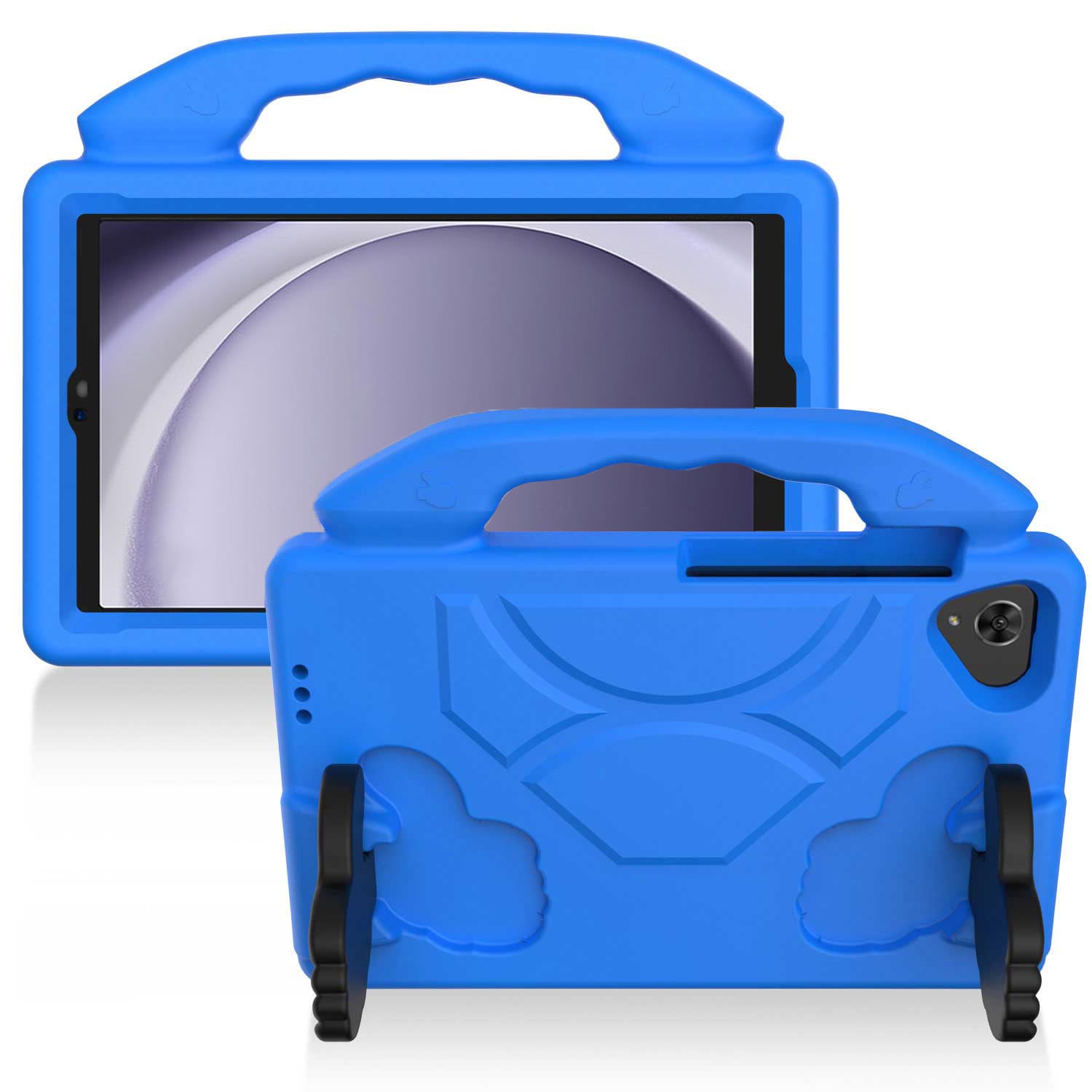 For Samsung a9 Plus / A11 Plus 11" Thumbs Up Kickstand Shockproof Tablet Case Cover - Blue