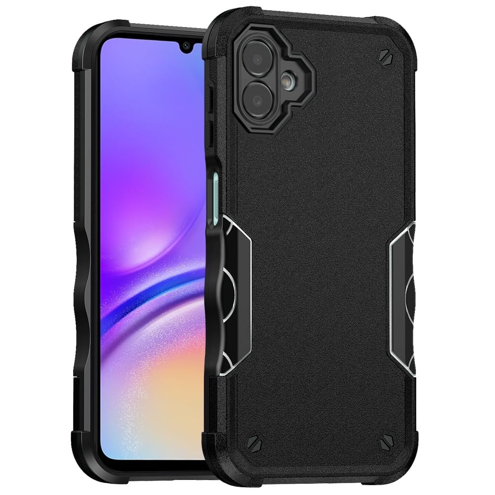 For Samsung A06 Exquisite Tough Shockproof Hybrid - Black