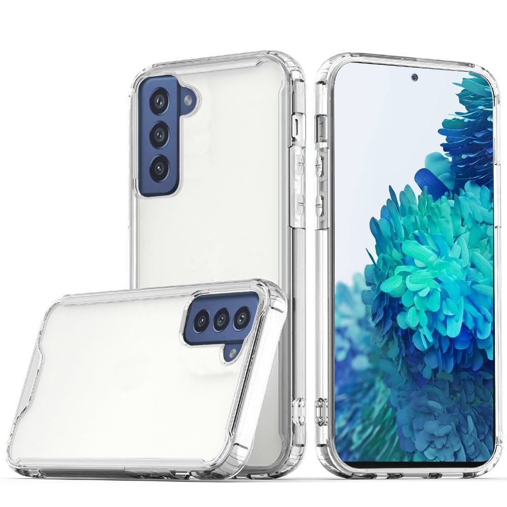 For Samsung Galaxy s20 s11e 6.2inch Colored Shockproof Transparent Hard PC TPU Hybrid Case Cover - C
