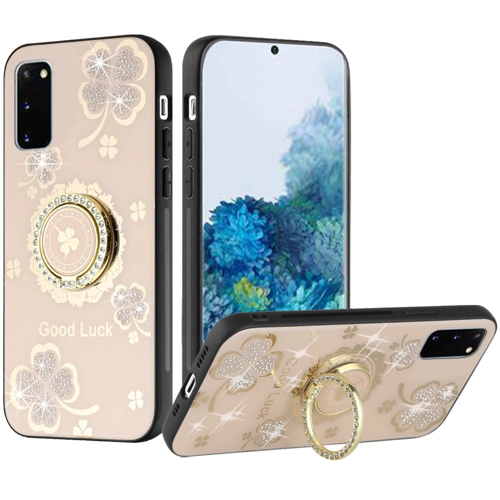 For Samsung Galaxy s20 s11e 6.2inch SPLENDID Diamond Glitter Ornaments Engraving Case Cover - Good L