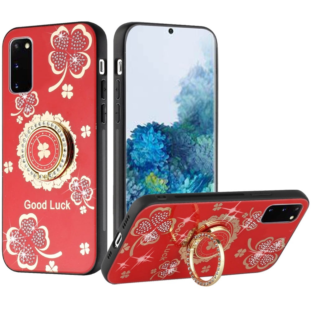 For Samsung Galaxy s20 s11e 6.2inch SPLENDID Diamond Glitter Ornaments Engraving Case Cover - Good L