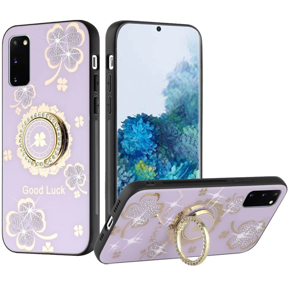 For Samsung Galaxy s20 s11e 6.2inch SPLENDID Diamond Glitter Ornaments Engraving Case Cover - Good L
