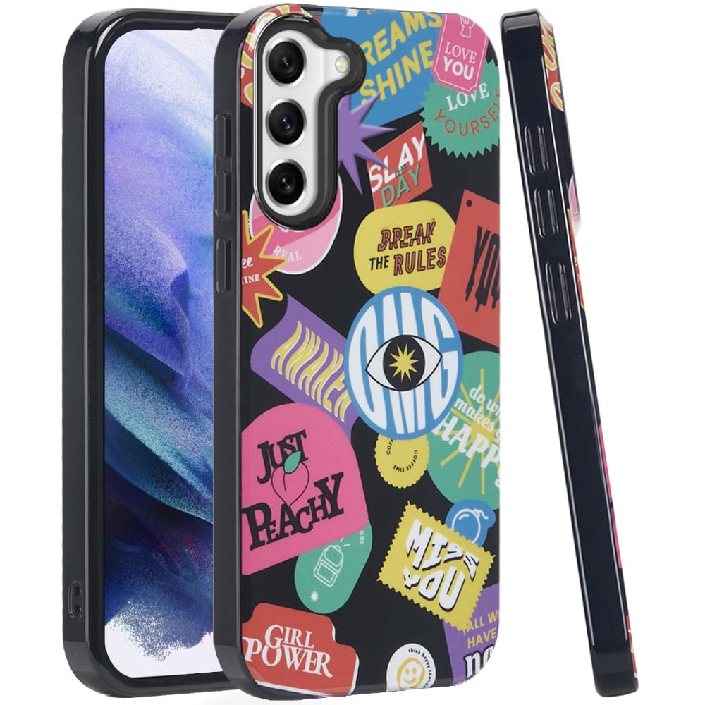 For Samsung Galaxy s21, s30 Double Layer Design IMD TPU Case - Fashion Rebel
