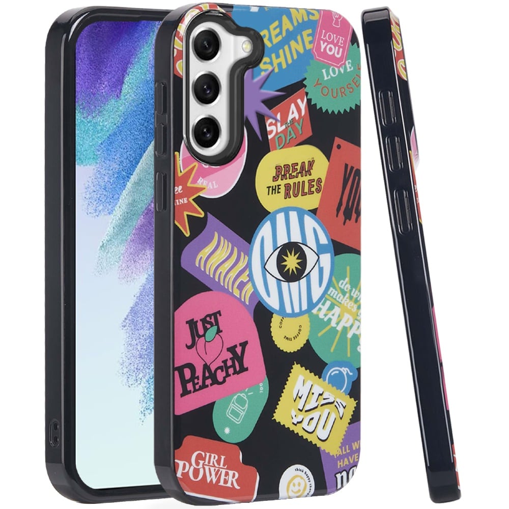 For Samsung Galaxy S21 FE Double Layer Design IMD TPU Case - Fashion Rebel