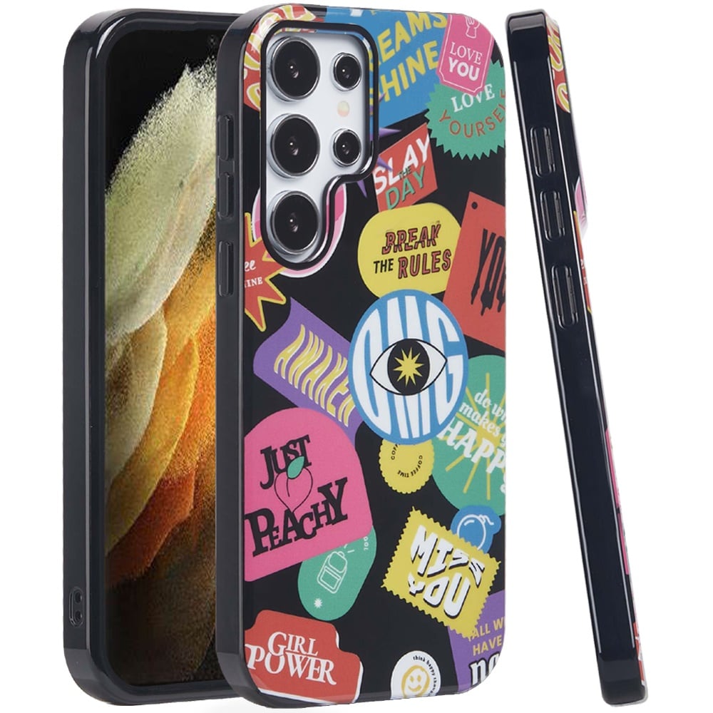 For Samsung S21 Ultra/S30 Ultra 7.1inch Double Layer Design IMD TPU Case - Fashion Rebel
