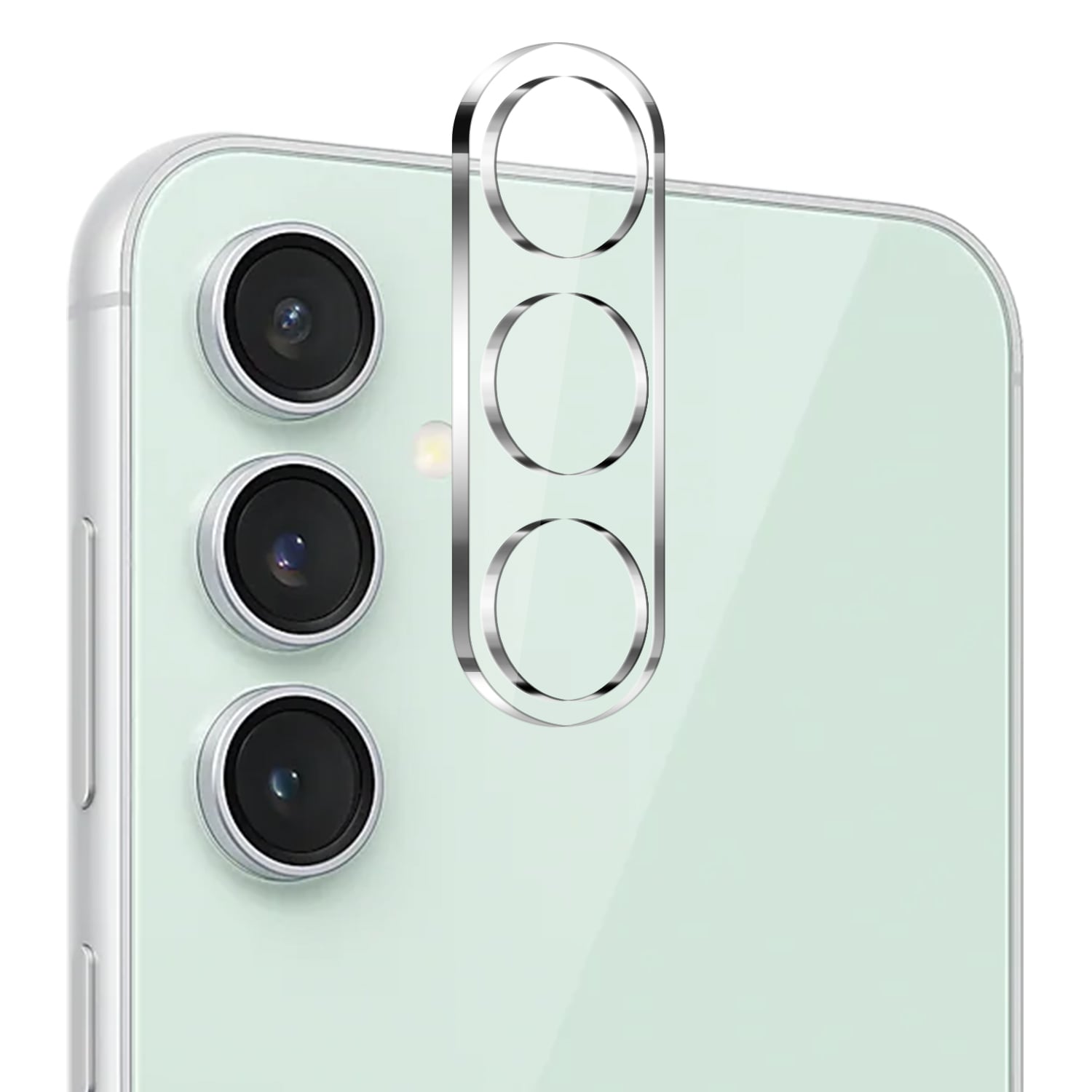 For Samsung s23 FE 5G Camera Clear Tempered Glass(2.5D)