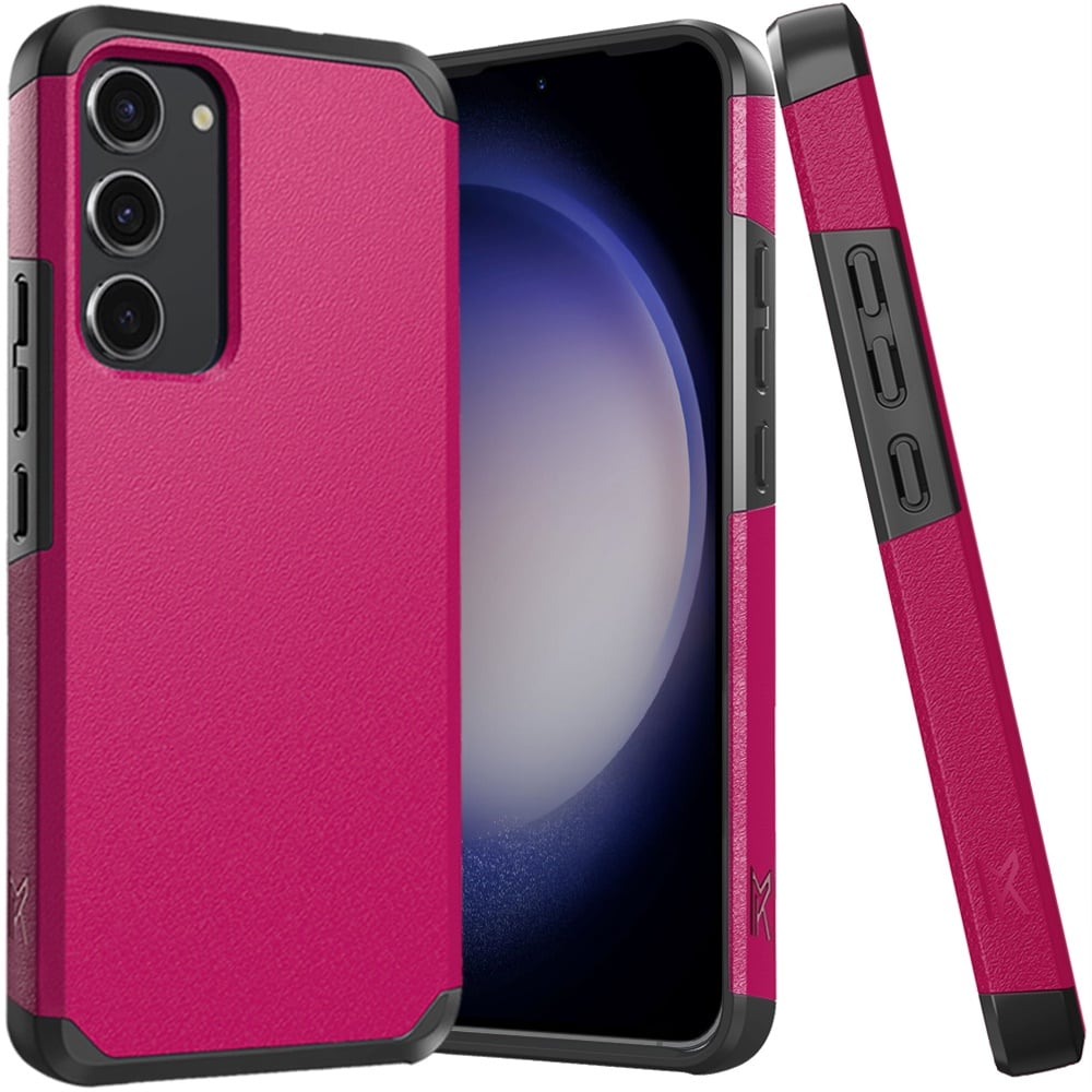 For Samsung S23 FE 5G Tough Strong Hybrid (Magnet Mount Friendly) Case Cover - Hot Pink