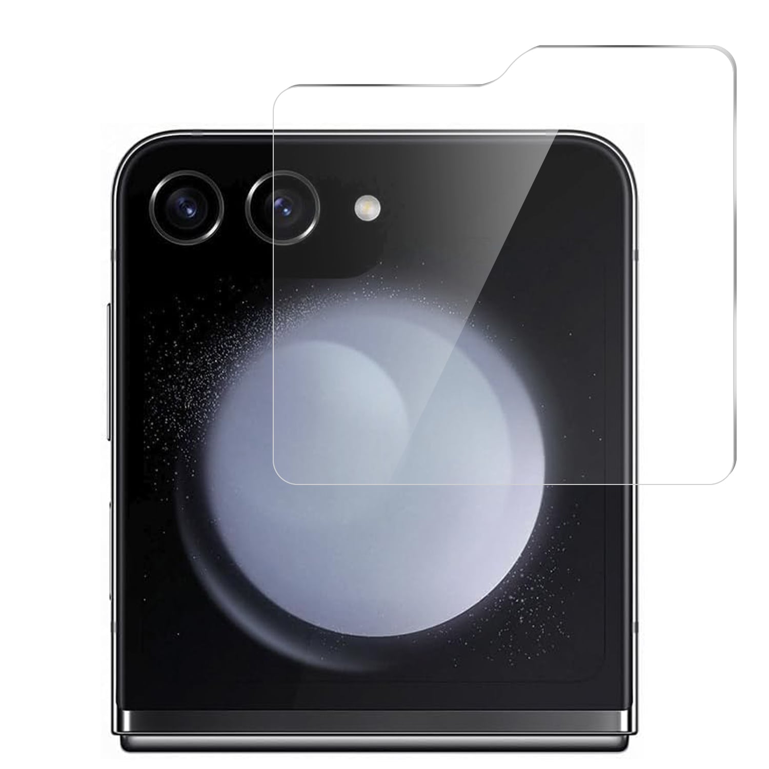 For Samsung Z Flip 7FE / Flip 6 Clear Tempered Glass (Outside Glass Screen Protector)