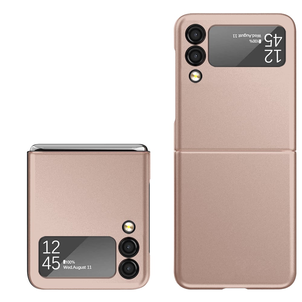 For Samsung Z Flip 7FE / Flip 6 Flip Snap On Premium Matte Finish Case Cover - Rose Gold