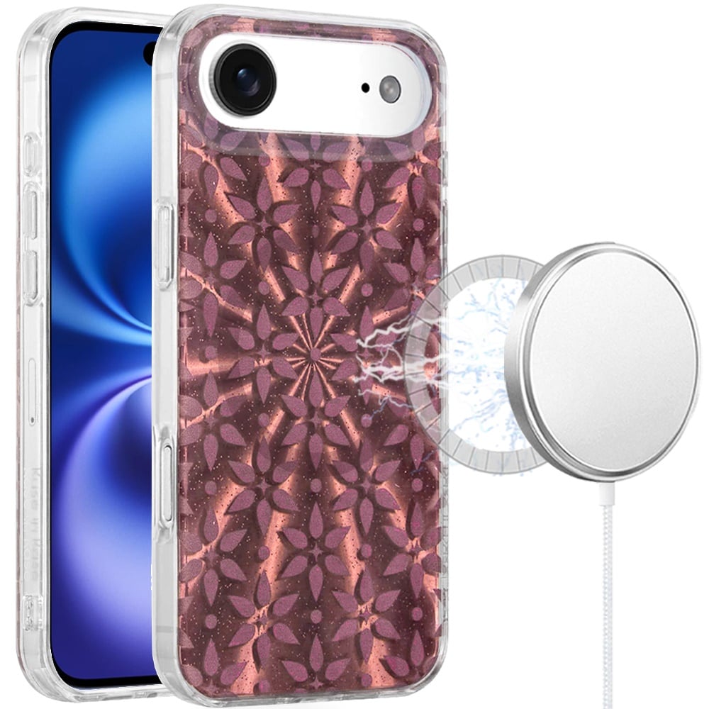 For iPhone 17 Air Double Layer Design IMD TPU Case - N