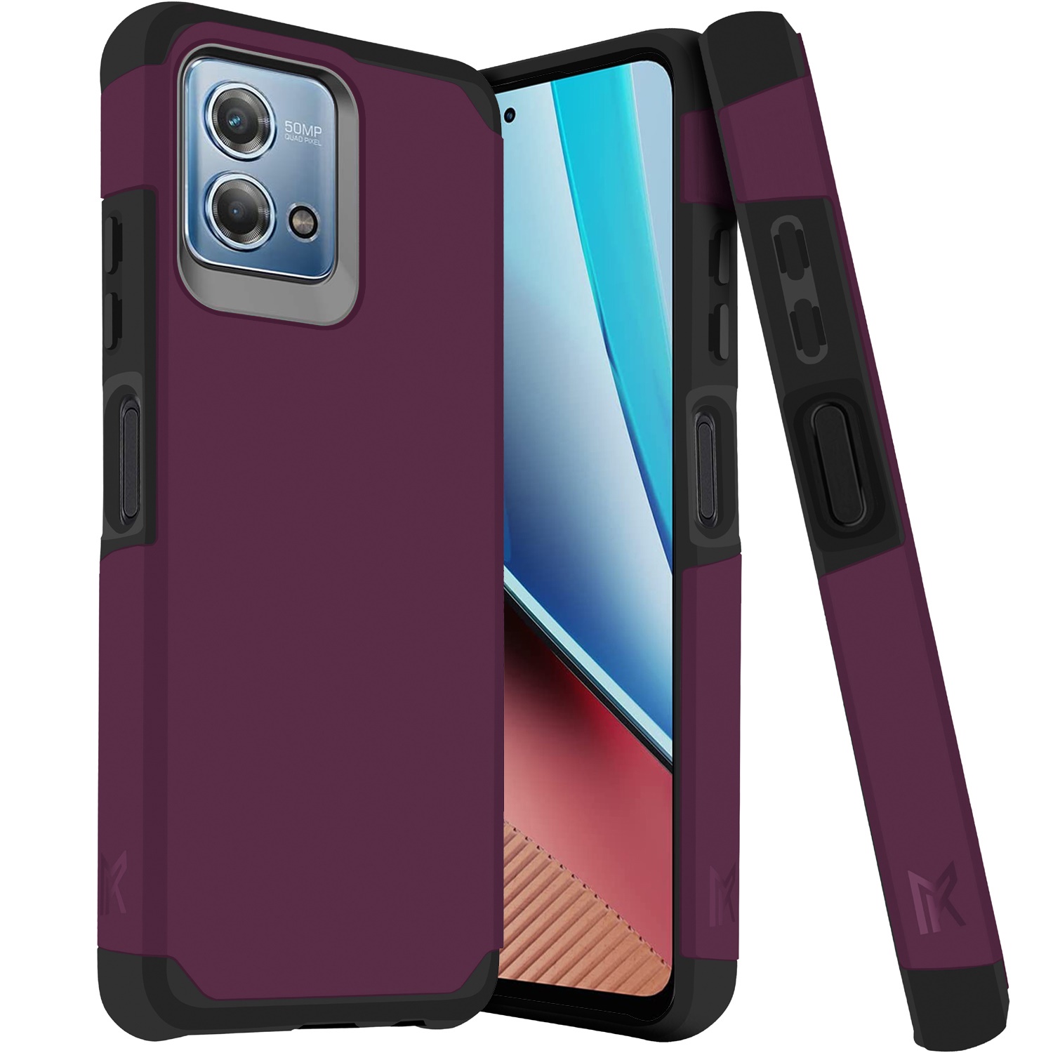 For Motorola G Stylus 5G (MultiCarrier 6.6" 16MP Camera) 2023 Tough Strong Hybrid (Magnet Mount Frie
