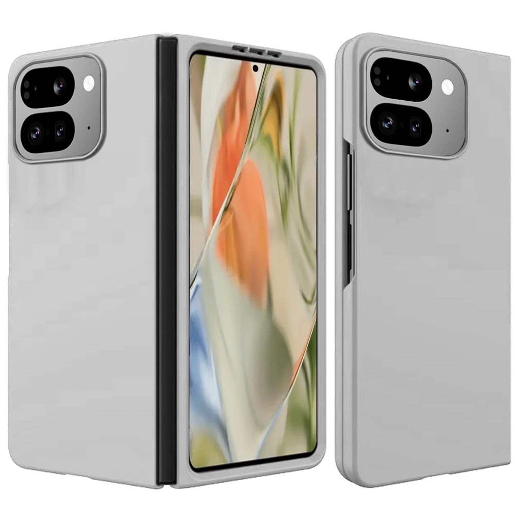For Google Pixel 10 Pro Fold Flip Snap On Premium Matte Finish Case Cover - Silver