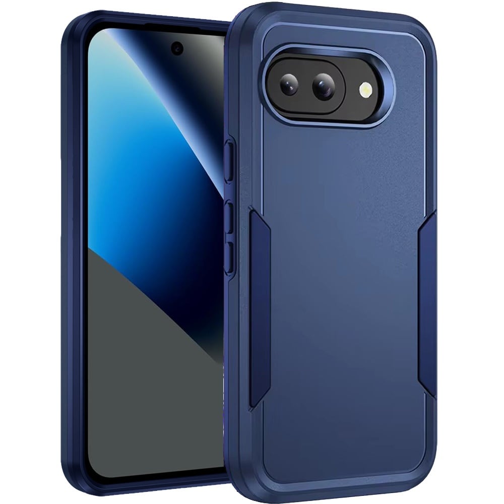 For Google Pixel 10a Tough Hybrid Case - Dark Blue