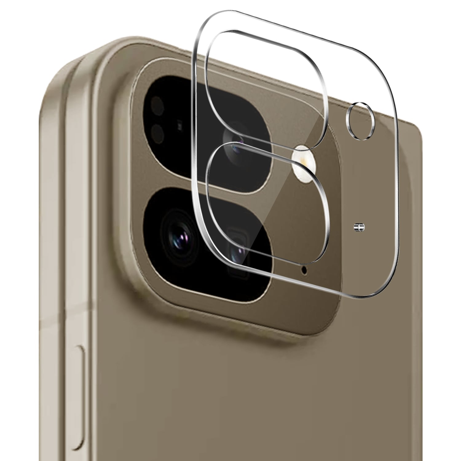 For Google Pixel 9 Pro Fold Camera Clear Tempered Glass(2.5D)
