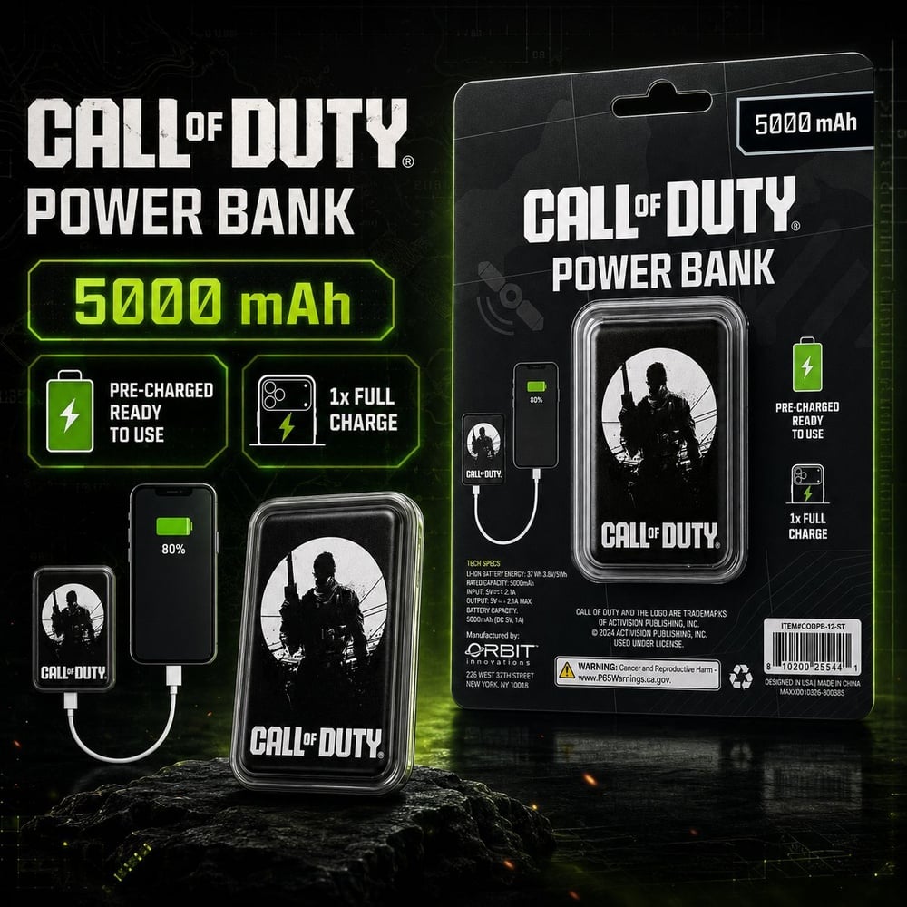 CANDY POWERBANK 5000 MAH - EPBCOD-12-ST - Call of Duty (D18 CANDY 15)