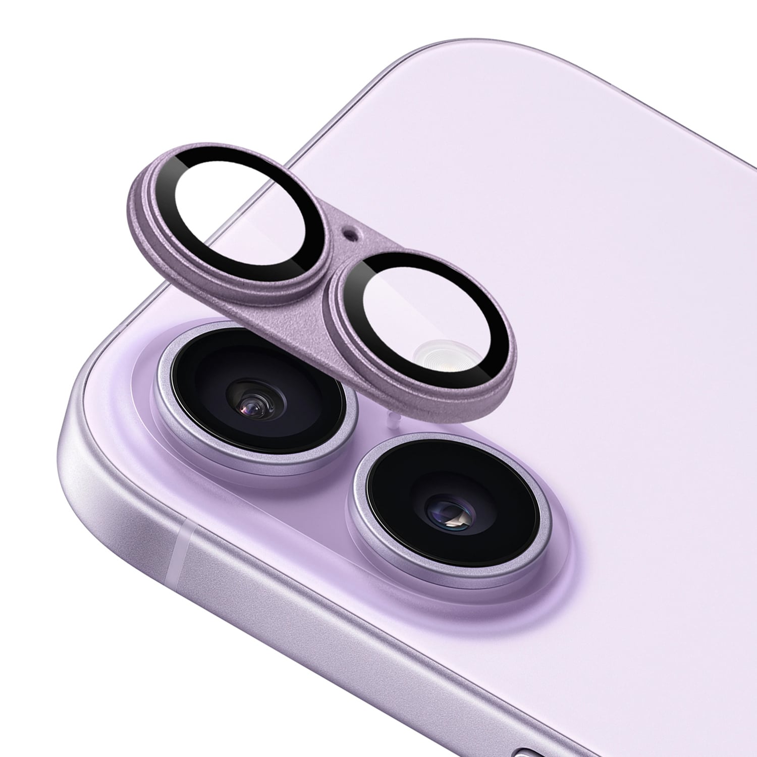 For iPhone 17 Camera Metal Tempered Glass - Light Purple