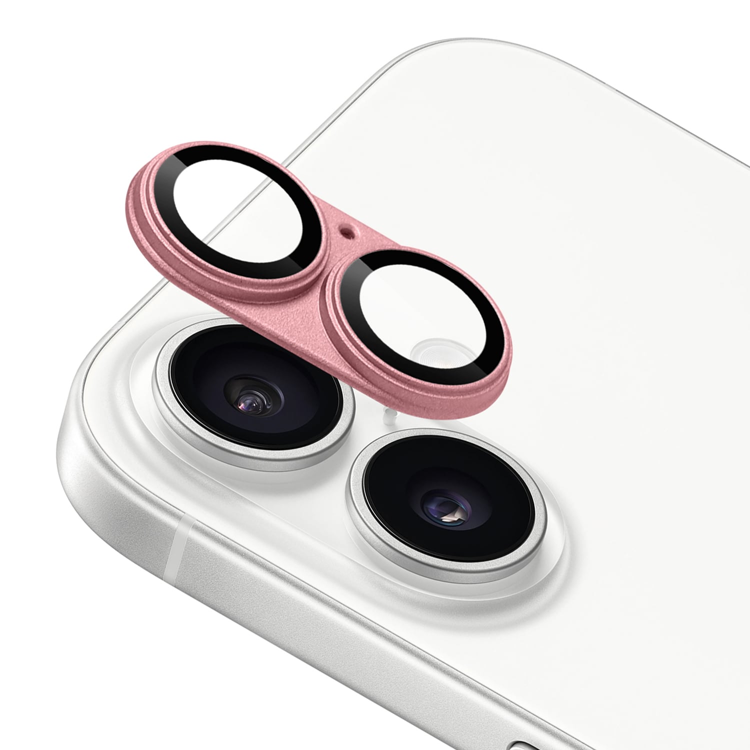 For iPhone 17 Camera Metal Tempered Glass - Pink