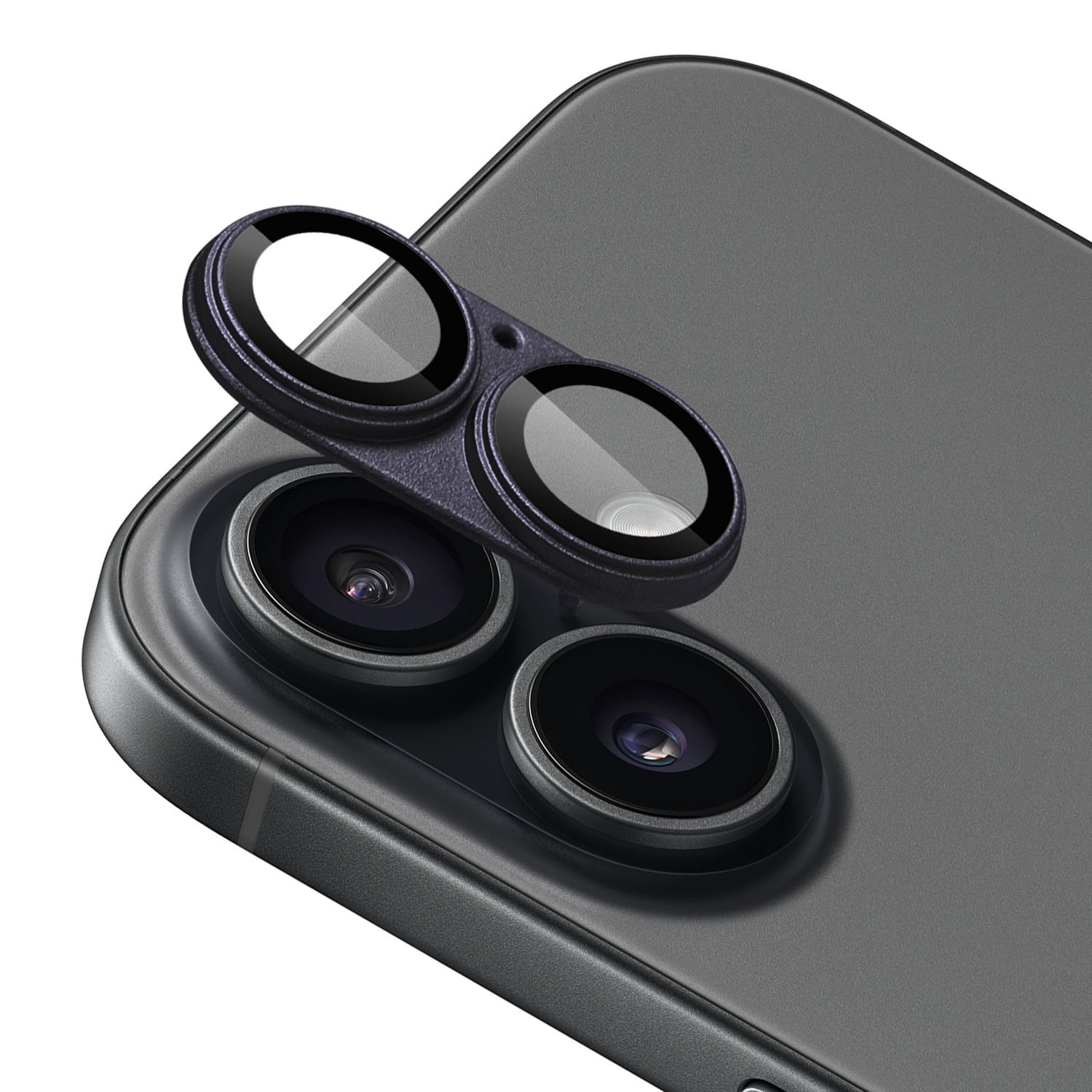 For iPhone 17 Camera Metal Tempered Glass - Purple