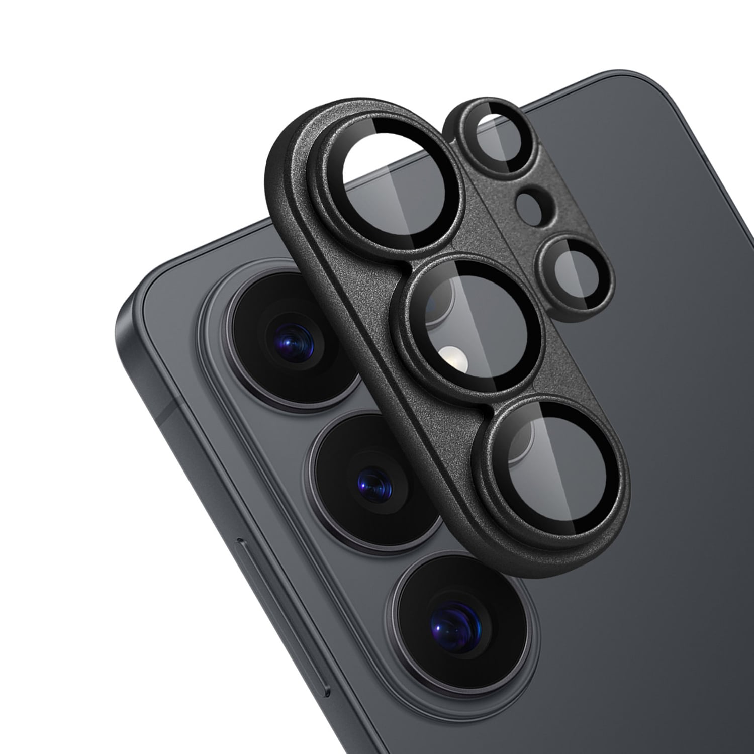 For Samsung s26 Ultra Camera Metal Tempered Glass - Black
