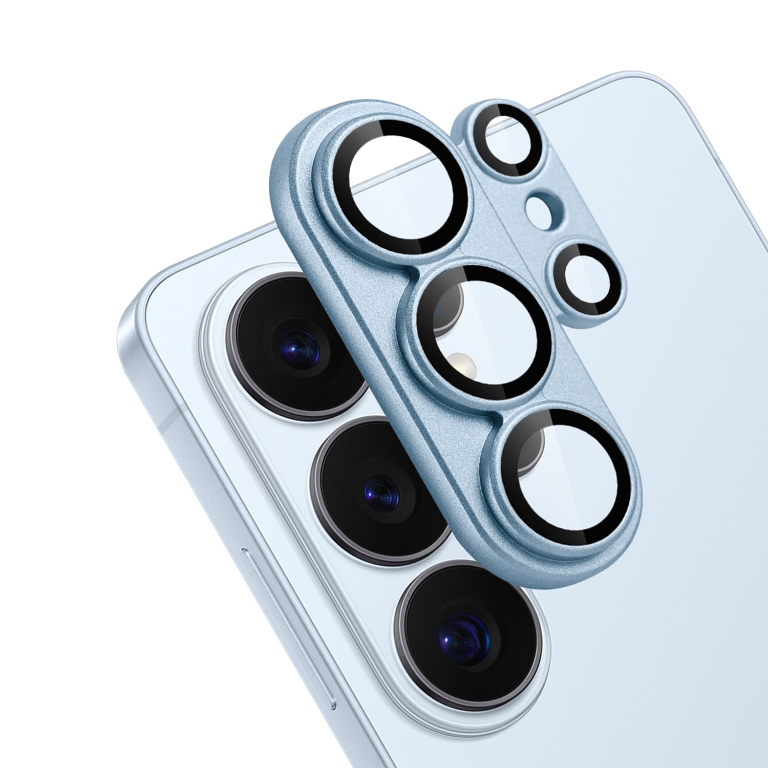 For Samsung s26 Ultra Camera Metal Tempered Glass - Blue