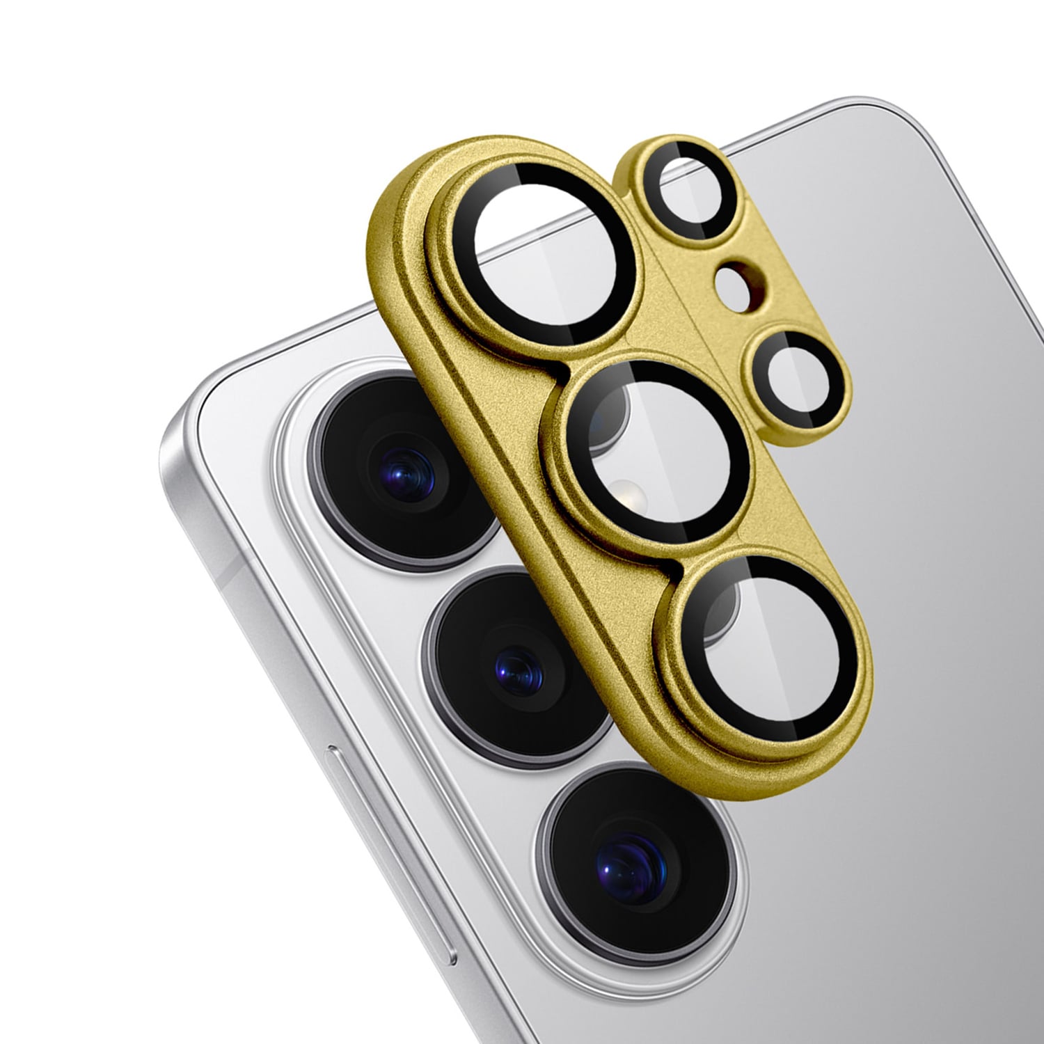 For Samsung s26 Ultra Camera Metal Tempered Glass - Gold