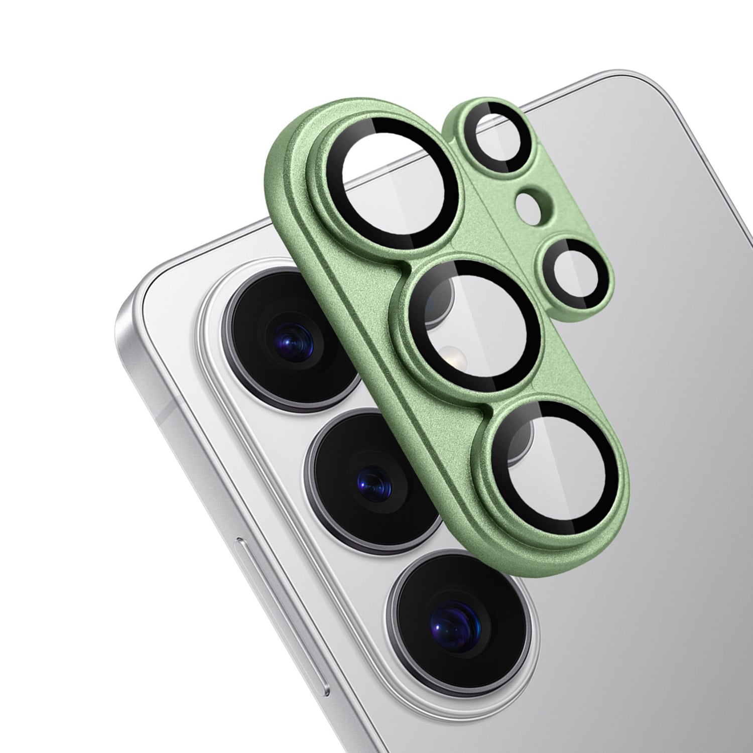 For Samsung s26 Ultra Camera Metal Tempered Glass - Light Green