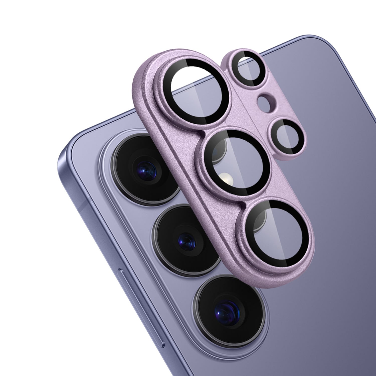 For Samsung s26 Ultra Camera Metal Tempered Glass - Light Purple