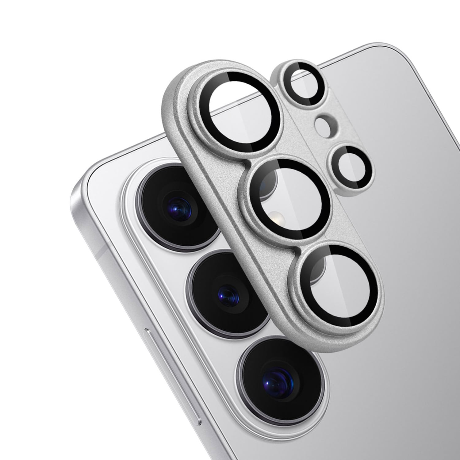 For Samsung s26 Ultra Camera Metal Tempered Glass - Silver