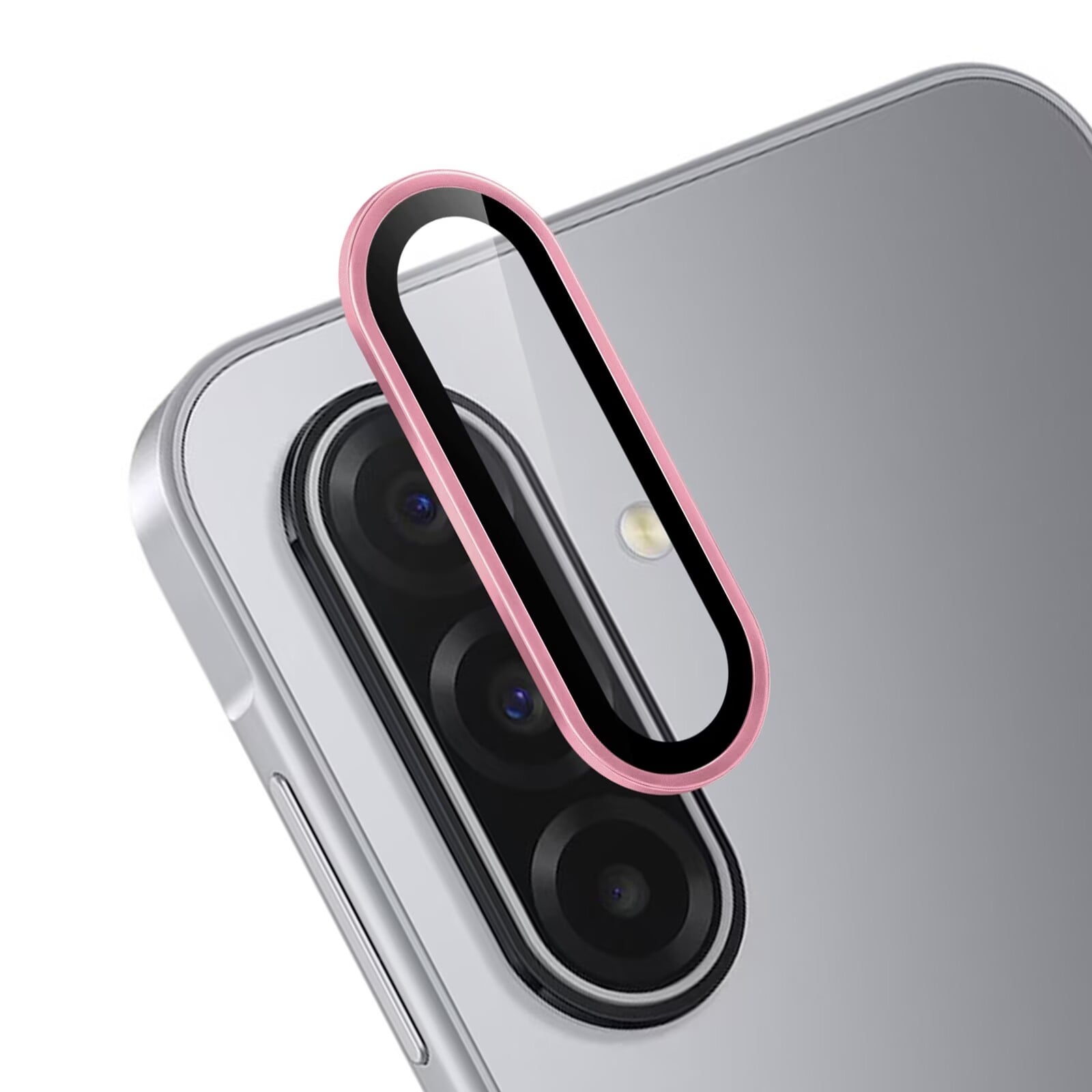 For Samsung A17 5G Camera Metal Tempered Glass - Pink