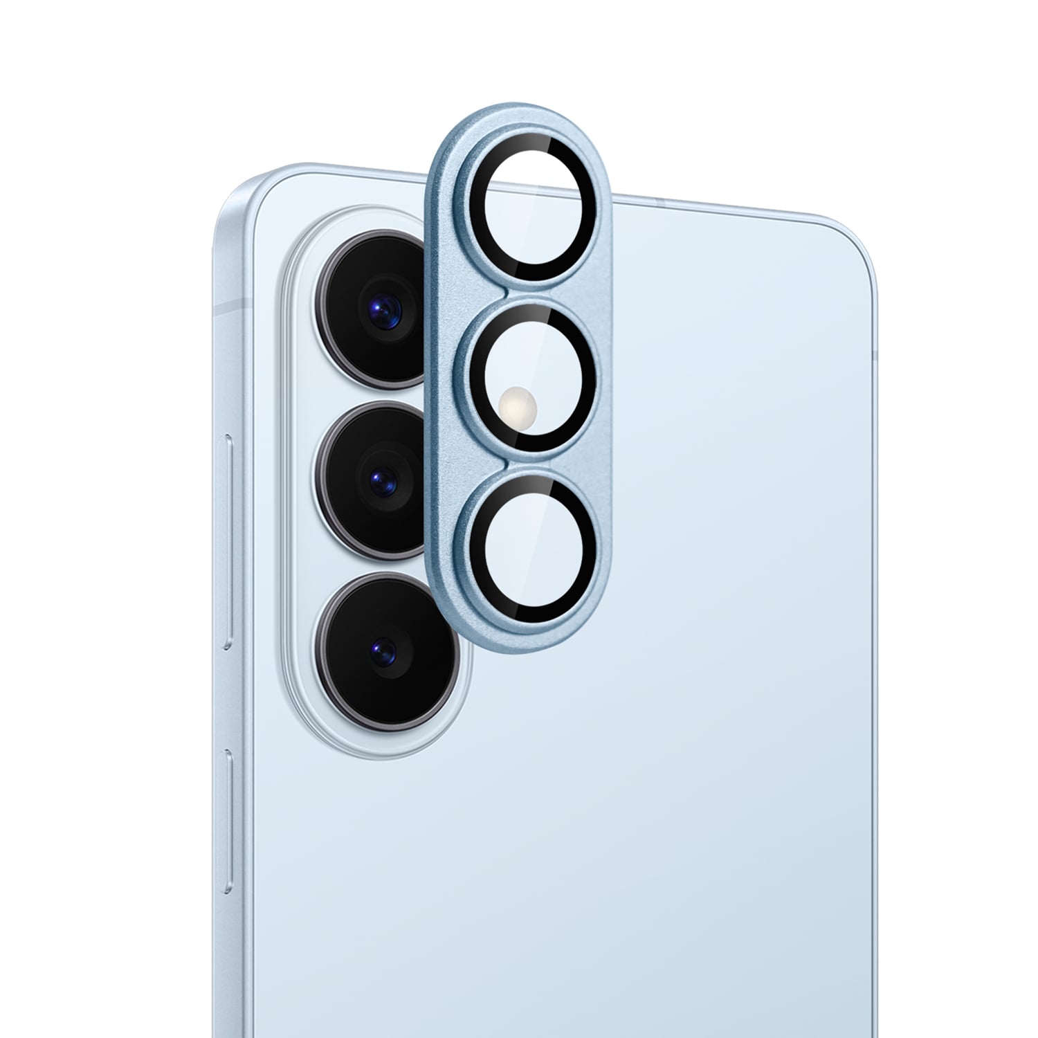 For Samsung s26 Plus Camera Metal Tempered Glass - Blue