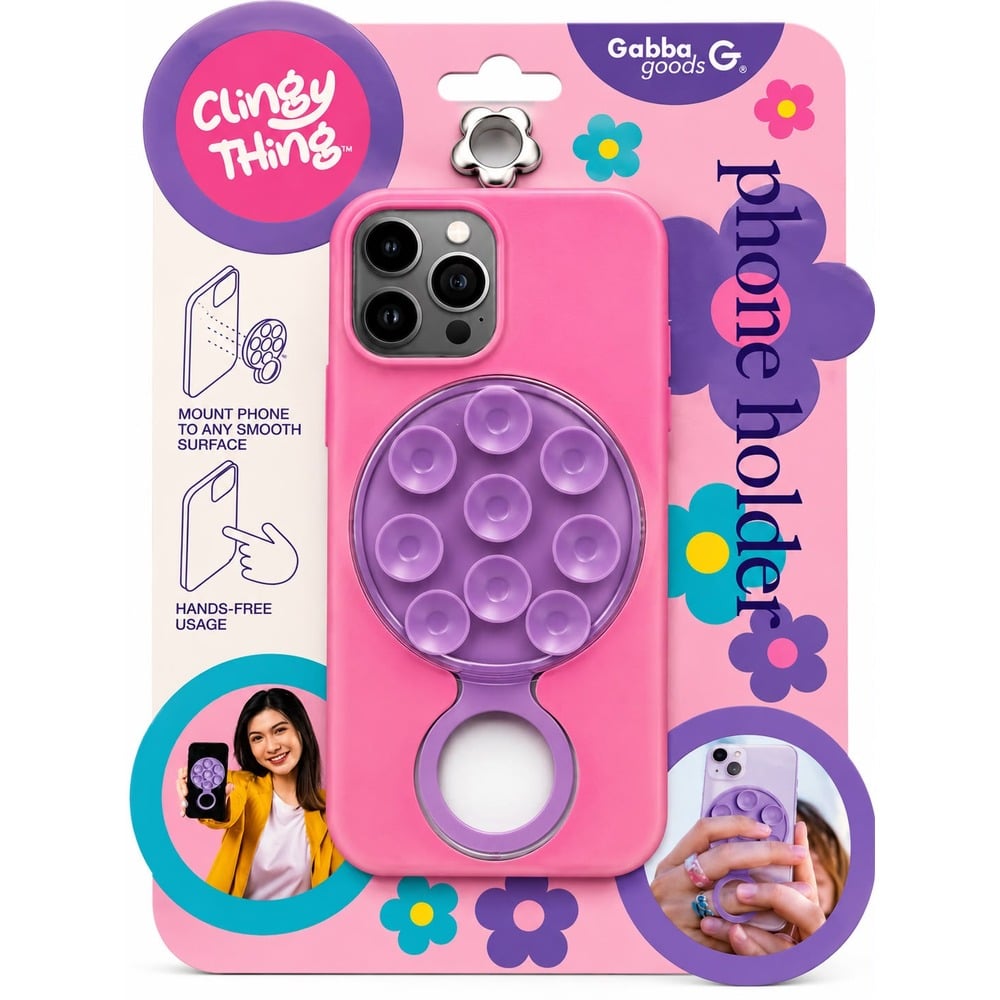 MAGNETIC SUCTION PHONE MOUNT - GG-OCTL-LAV RING PURPLE (E13 SUCTION 4)