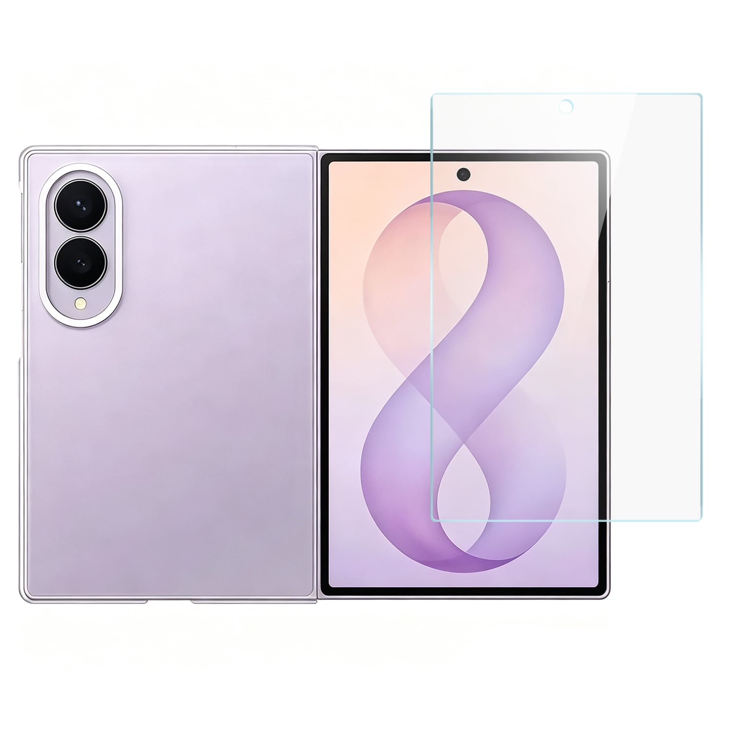 For Samsung Z Fold 8 Tempered Glassin Bulk Cardboard Package