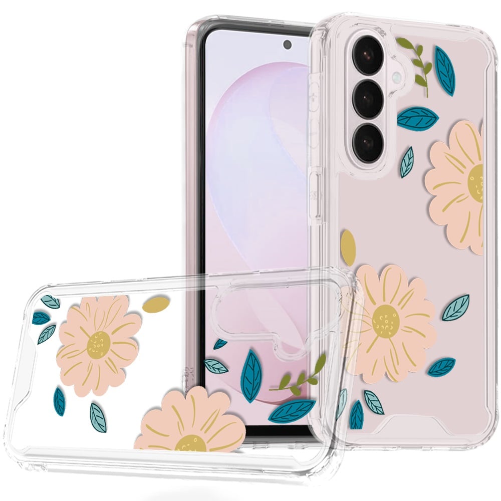 For Samsung Galaxy s26 FE Beautiful TPU Designs Case Case - Minimalist Large Daisy