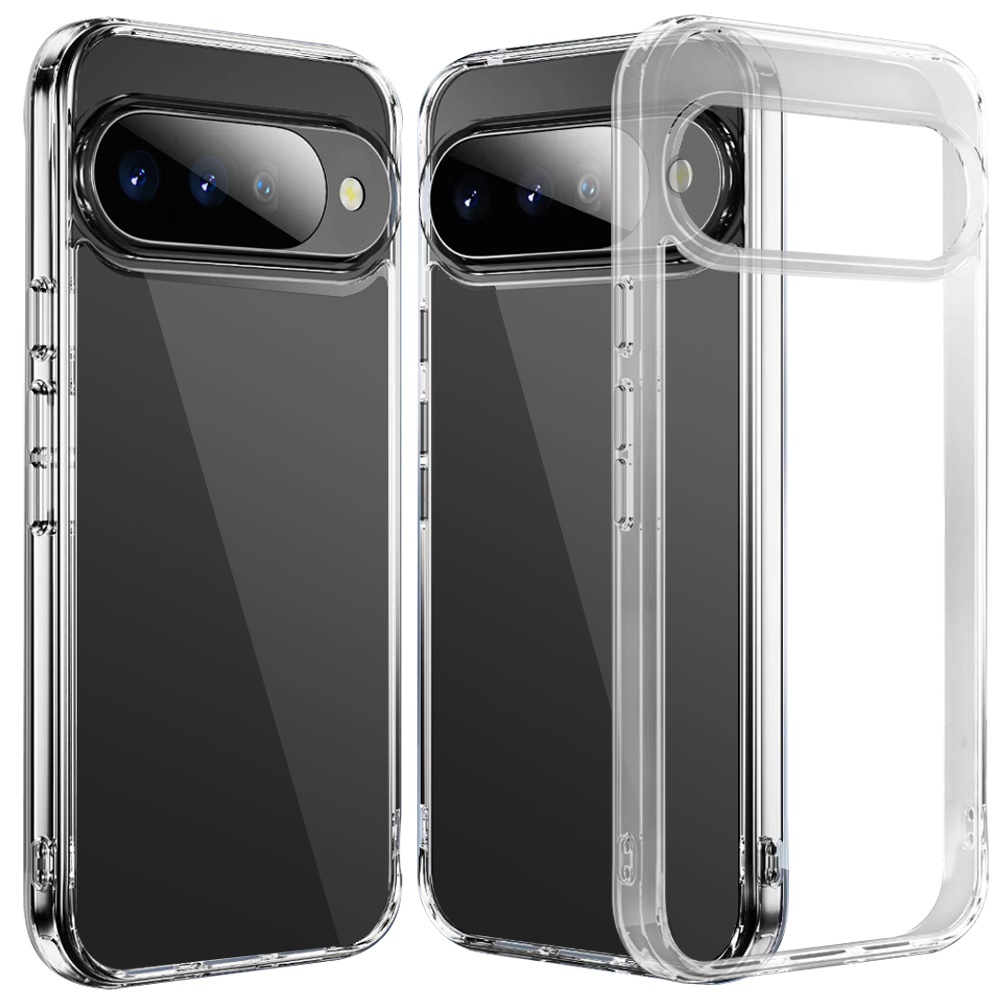 For Google Pixel 11 / 11 Pro PURE CRYSTAL Transparent Thick 2.0mm ShockProof Chromed Buttons Case Co