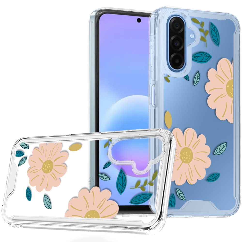 For Samsung Galaxy A57 Beautiful TPU Designs Case Case - Minimalist Large Daisy