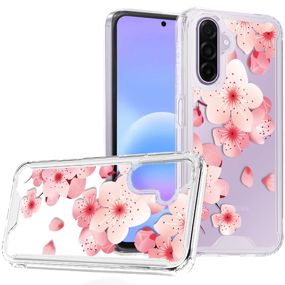For Samsung Galaxy A57 Beautiful TPU Designs Case Case - Cherry Blossom