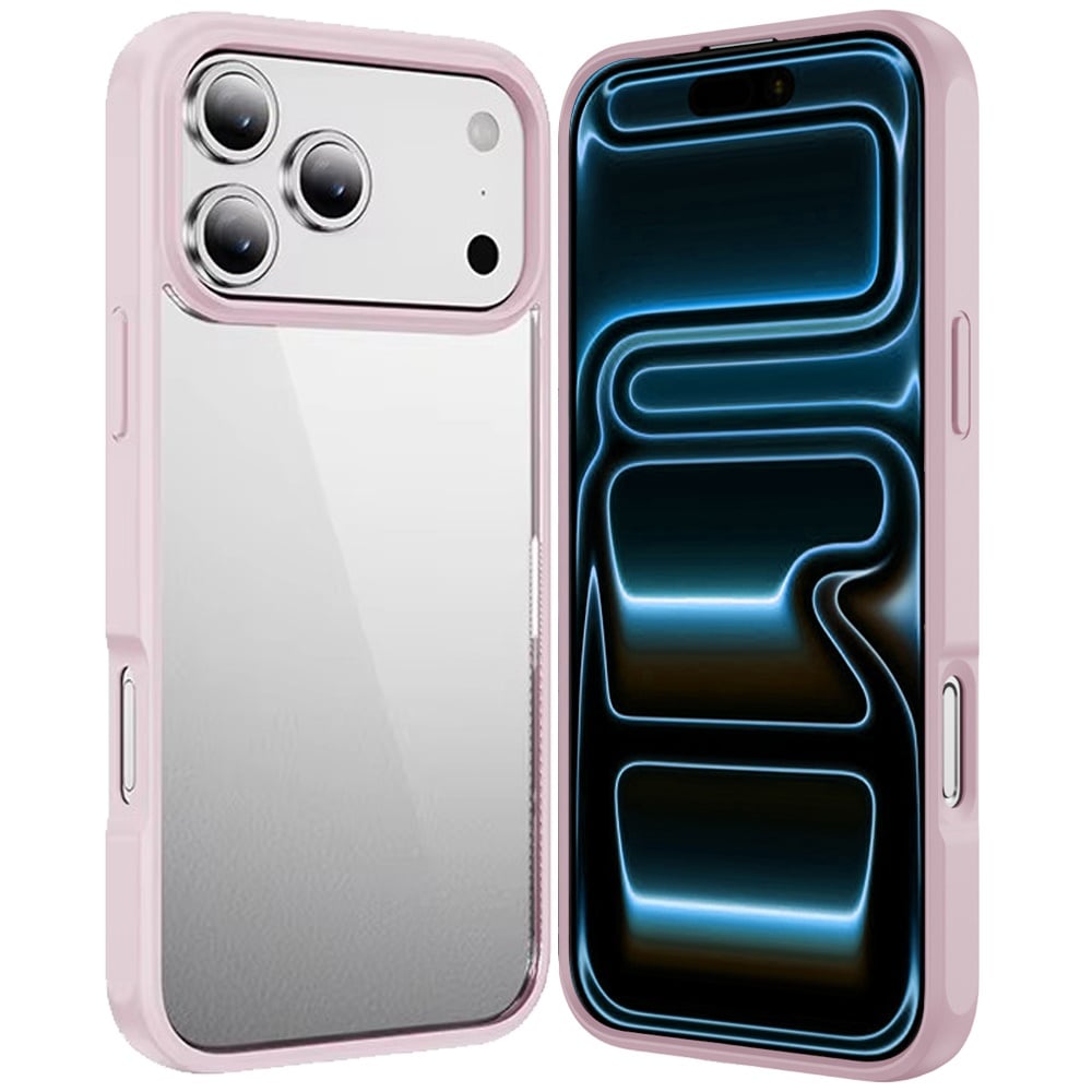 For Apple iPhone 18 Pro Max HQ Transparent Thick 2.0mm Hybrid Case - Pink