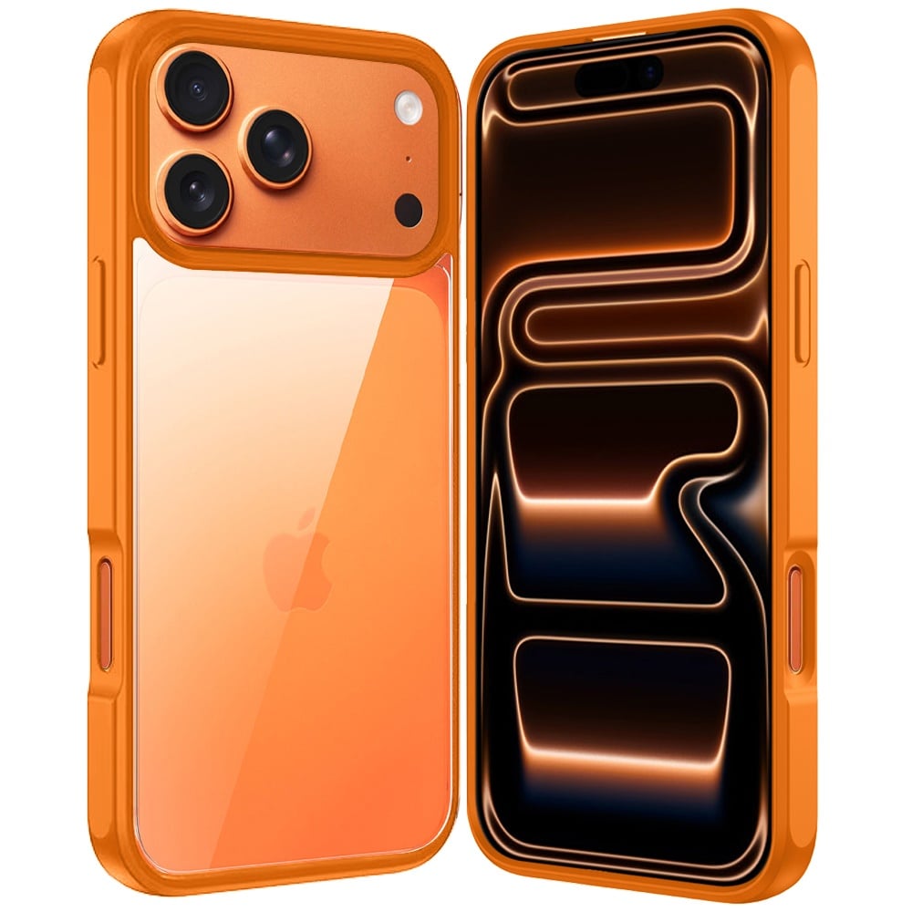 For Apple iPhone 18 Pro Max HQ Transparent Thick 2.0mm Hybrid Case - Cosmic Orange