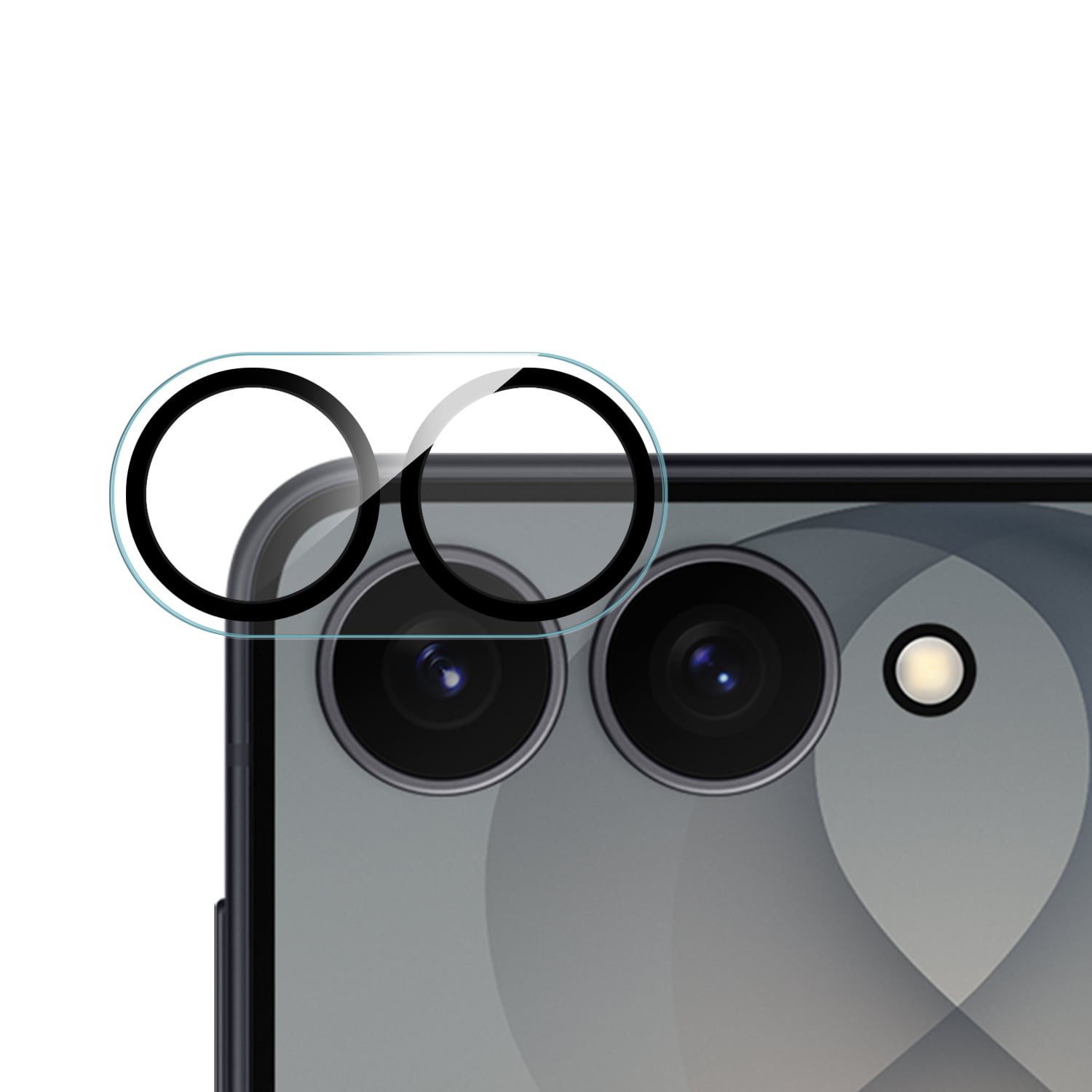 For Samsung Z Flip 8 Camera Lens Black Edge Tempered(2.5D)