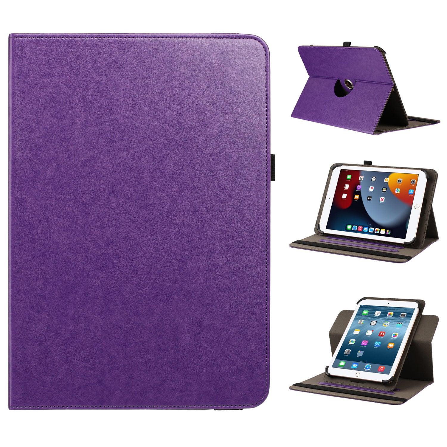 For Moto Pad 2026 11inch Tablet Universal Leather Case Cover - Purple