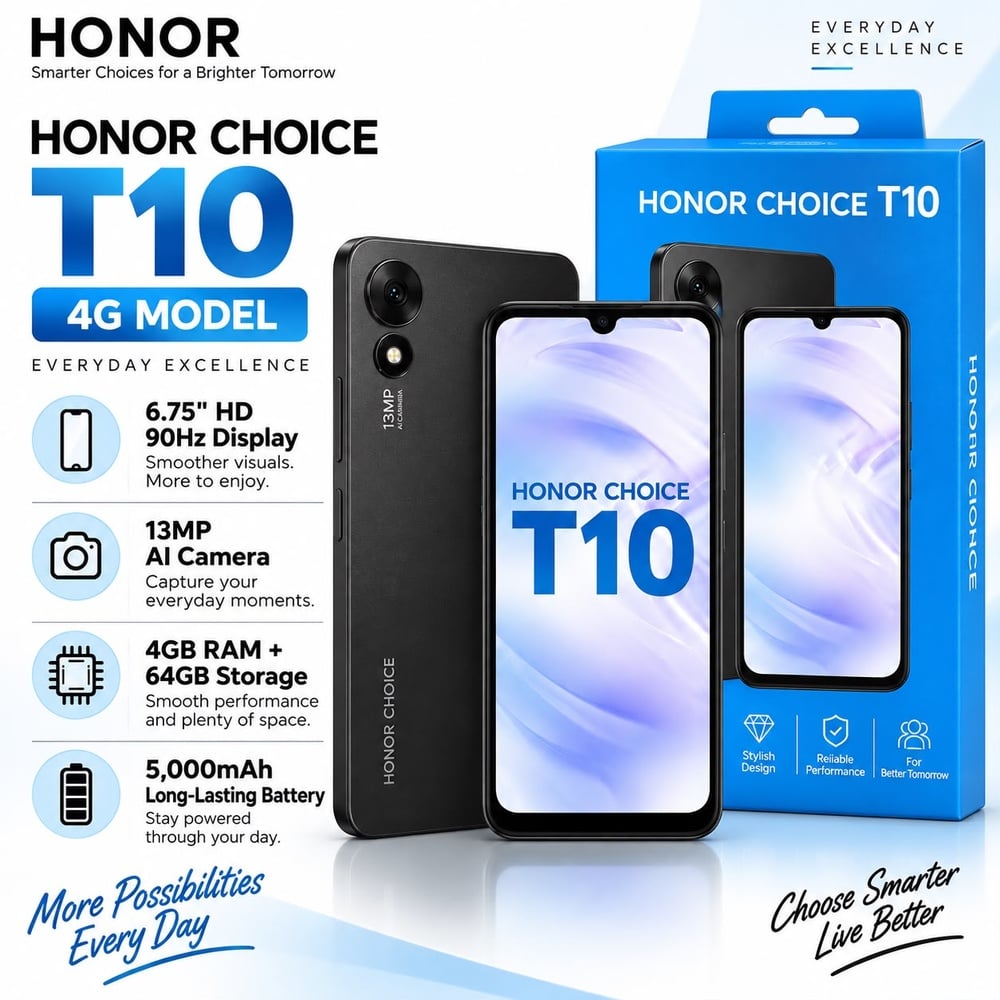 HONOR CHOICE T10 4G 64GB - BLACK