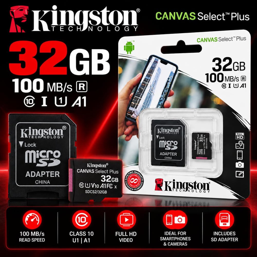 KINGSTON 32GB MEMORY CARD (D/E)
