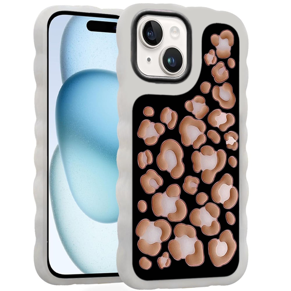 For iPhone 15 Plus / iPhone 14 Plus / iPhone 13 Pro Max / iPhone 12 Pro Max Fashionable Silicone Cas