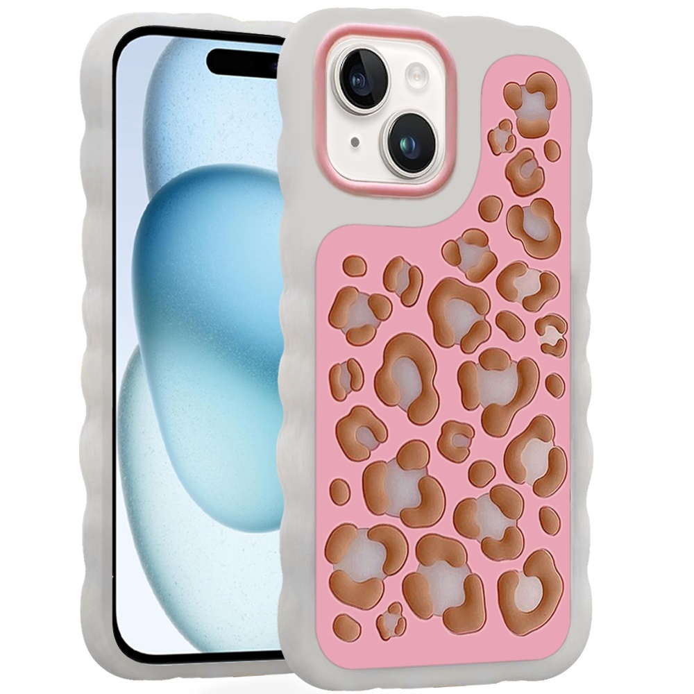 For iPhone 15 Plus / iPhone 14 Plus / iPhone 13 Pro Max / iPhone 12 Pro Max Fashionable Silicone Cas