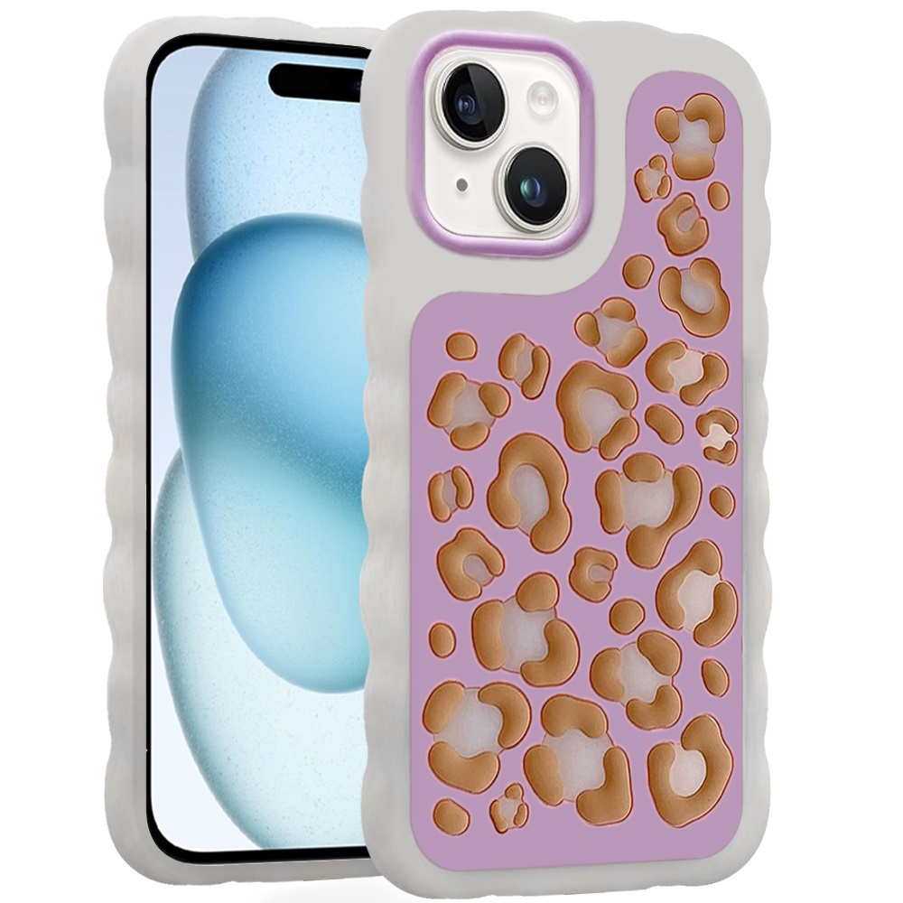 For iPhone 15 Plus / iPhone 14 Plus / iPhone 13 Pro Max / iPhone 12 Pro Max Fashionable Silicone Cas