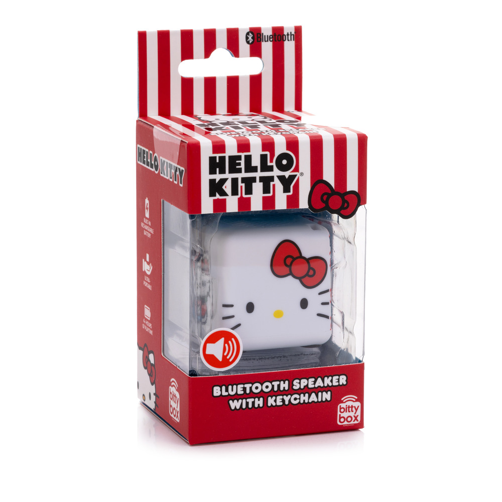 BITTY BOX [HELLO KITTY] (1.3IN KEYCHAIN BT SPEAKER) - (D4 - BITTYBOX 3)