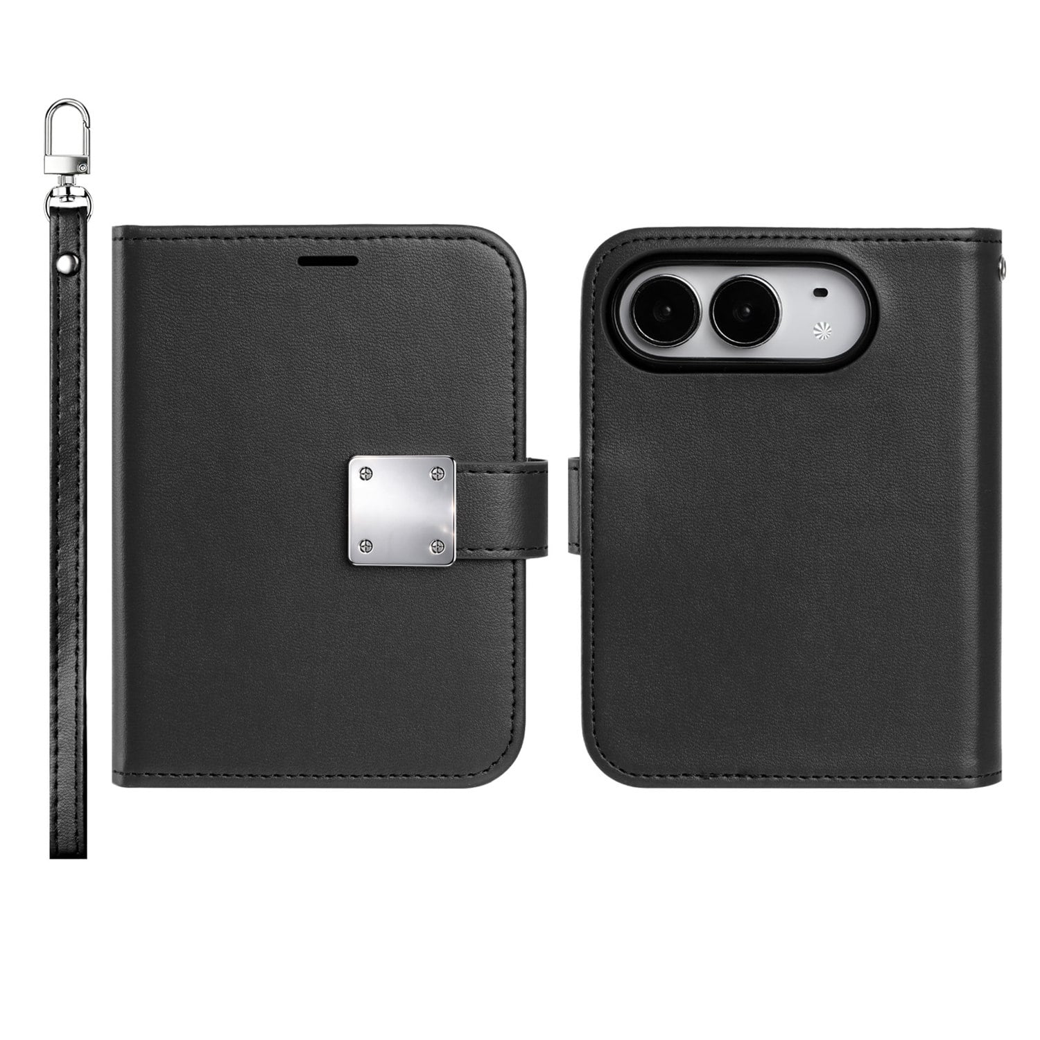 *BUY AT YOUR OWN RISK *UNTESTED MOLDING *NO REFUNDS Apple iPhone DUO Wallet ID Card Holder Case Cove
