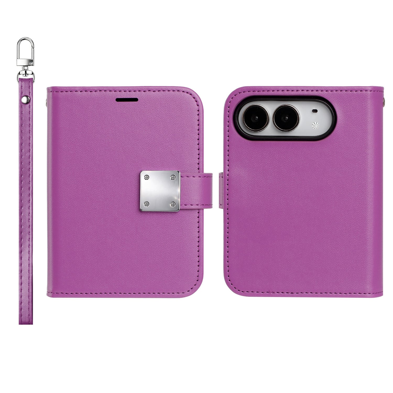 *BUY AT YOUR OWN RISK *UNTESTED MOLDING *NO REFUNDS Apple iPhone DUO Wallet ID Card Holder Case Cove
