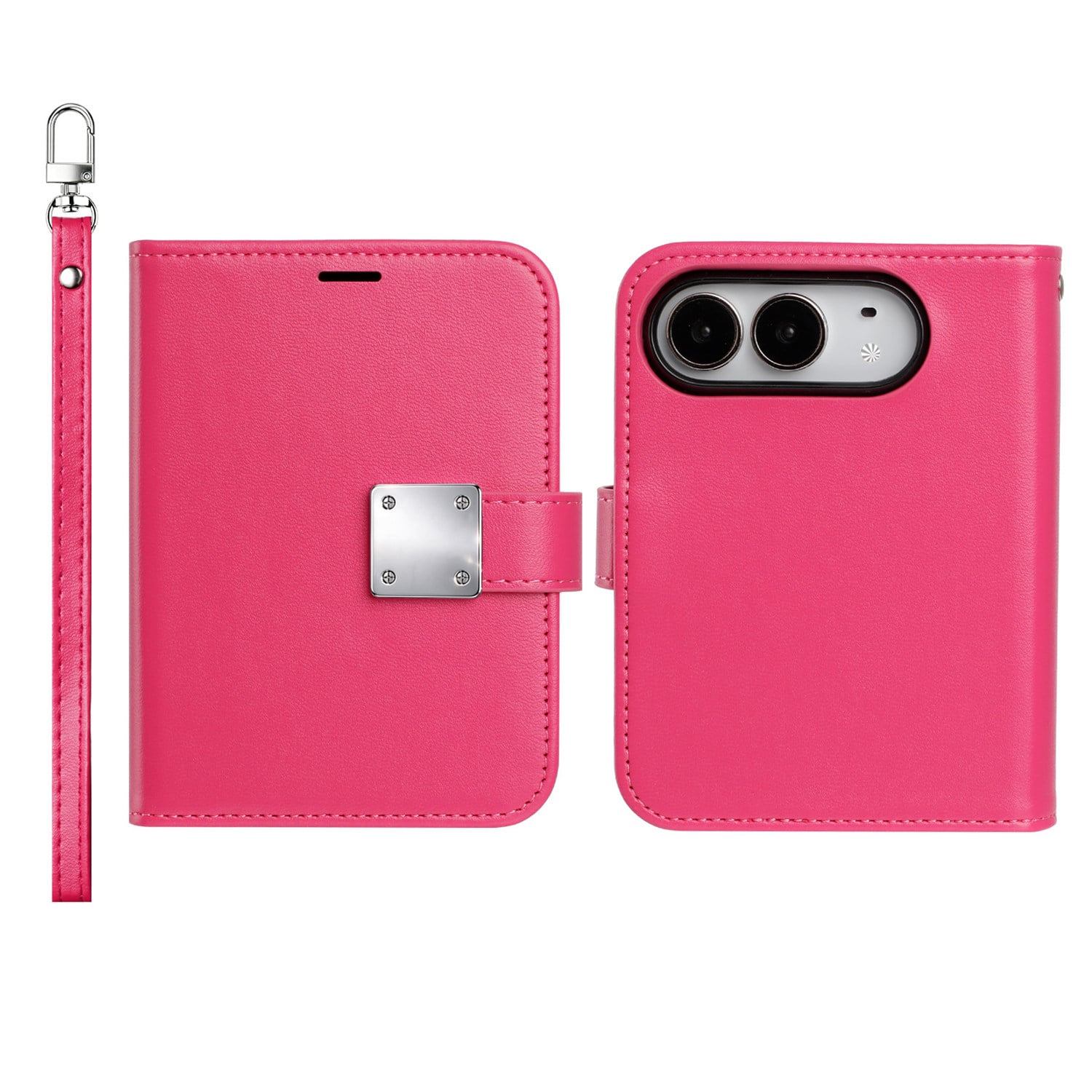 *BUY AT YOUR OWN RISK *UNTESTED MOLDING *NO REFUNDS Apple iPhone DUO Wallet ID Card Holder Case Cove